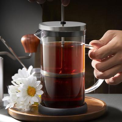 Delicate French Press Coffee Maker With Sturdy Borosilicate Glass And Rusts Proof Nonrust Steel Filter Coffee Presses