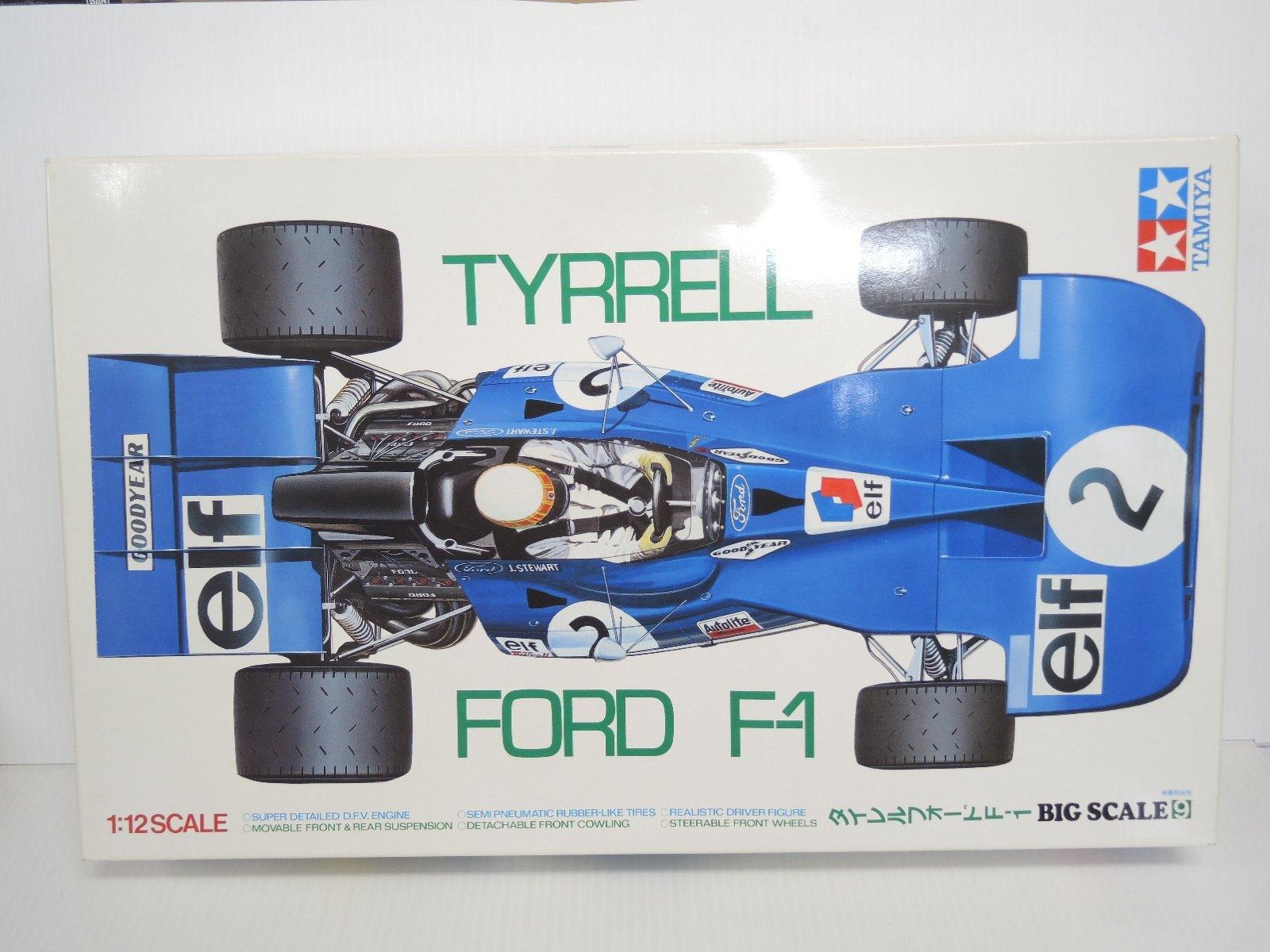 

Крупномасштабный Tyrell Ford 1/12 F-1 синий