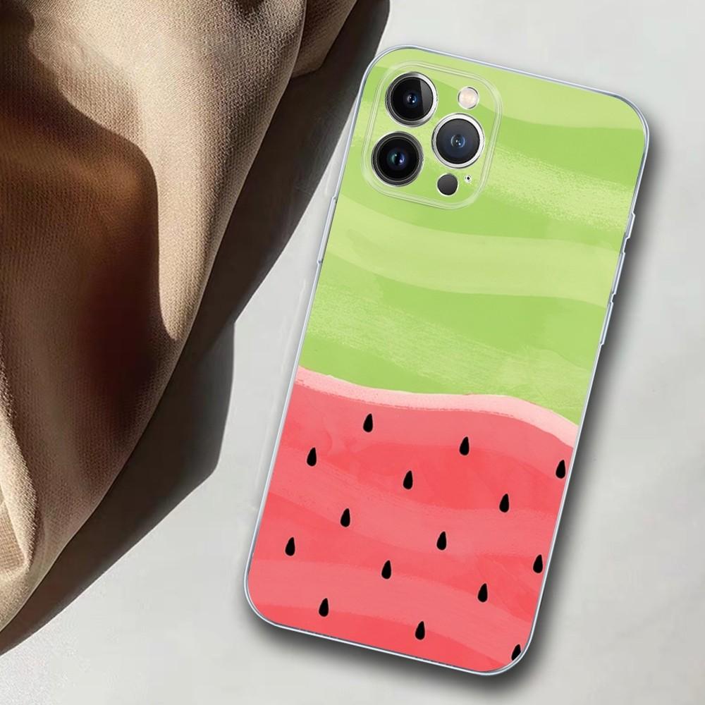 Watermelon Pattern Phone Case For iPhone 14 11 12 13 Mini Pro XS Max Cover 6 7 8 Plus X XR SE 2020 Funda Shell