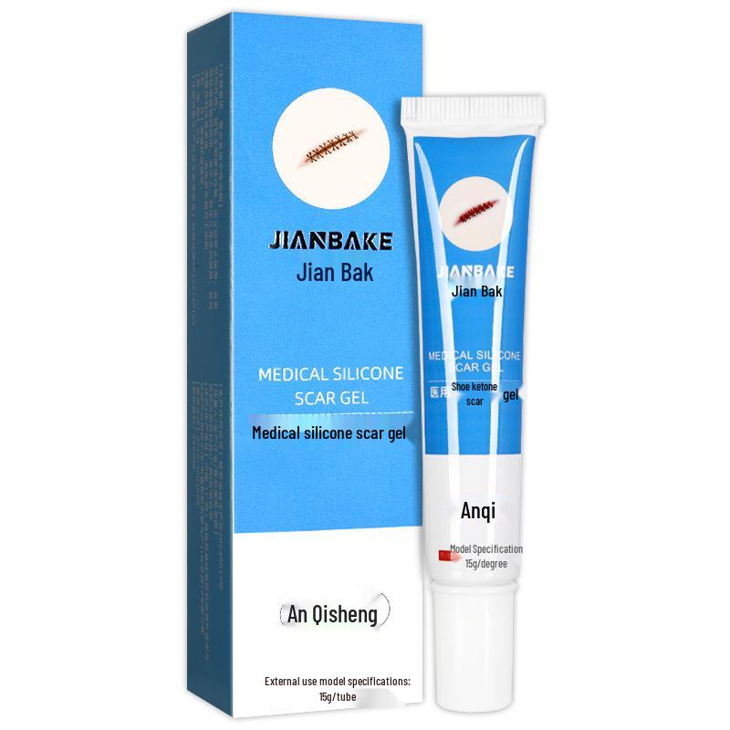 Anqi Sheng Silicone Scar Gel for Burn & Surgery Repair, 15g