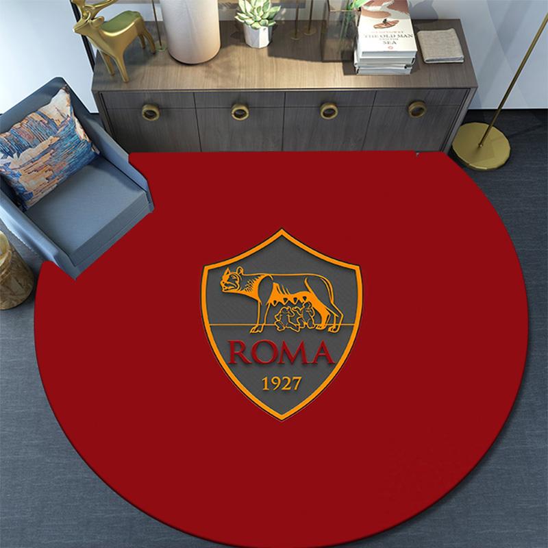 AS Roma Round Area Rug,Carpet Rug for Living Room Bedroom Sofa Playroom Decor,Non-slip Floor Mat