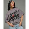 New Printed T-shirt Western Style New Fashion Casual Loose Print Letters Short Sleeve T-shirt Top