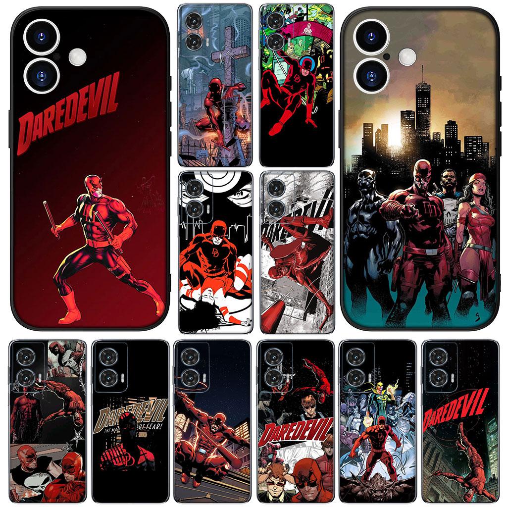 Daredevil Poster Marvel Casing Phone Cover for Apple iPhone 17 16 Plus 13 12 Pro Max Mini X XR ProMax 16E 15+ 16Plus Air Case