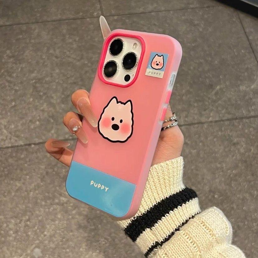 Skin Sensing Jelly Shell Two In One Suitable for Apple 16pro Mobile Phone Case IPhone 15 Protective Cover West Highland Puppy