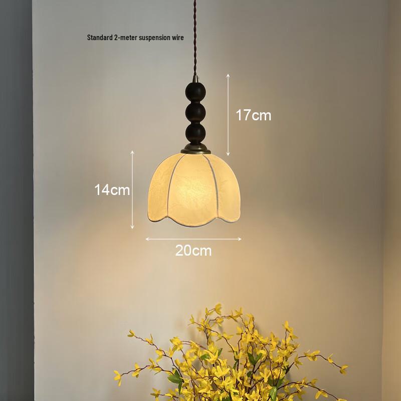 UOSU Nanyang Style Vintage Bedside Pendant Lamp