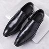 Europe, America, Four Seasons Breathable Business Casual Shoes, Leather Fashion British Pointed Toe Foot Cover Men's Formal Leather Shoes Men'