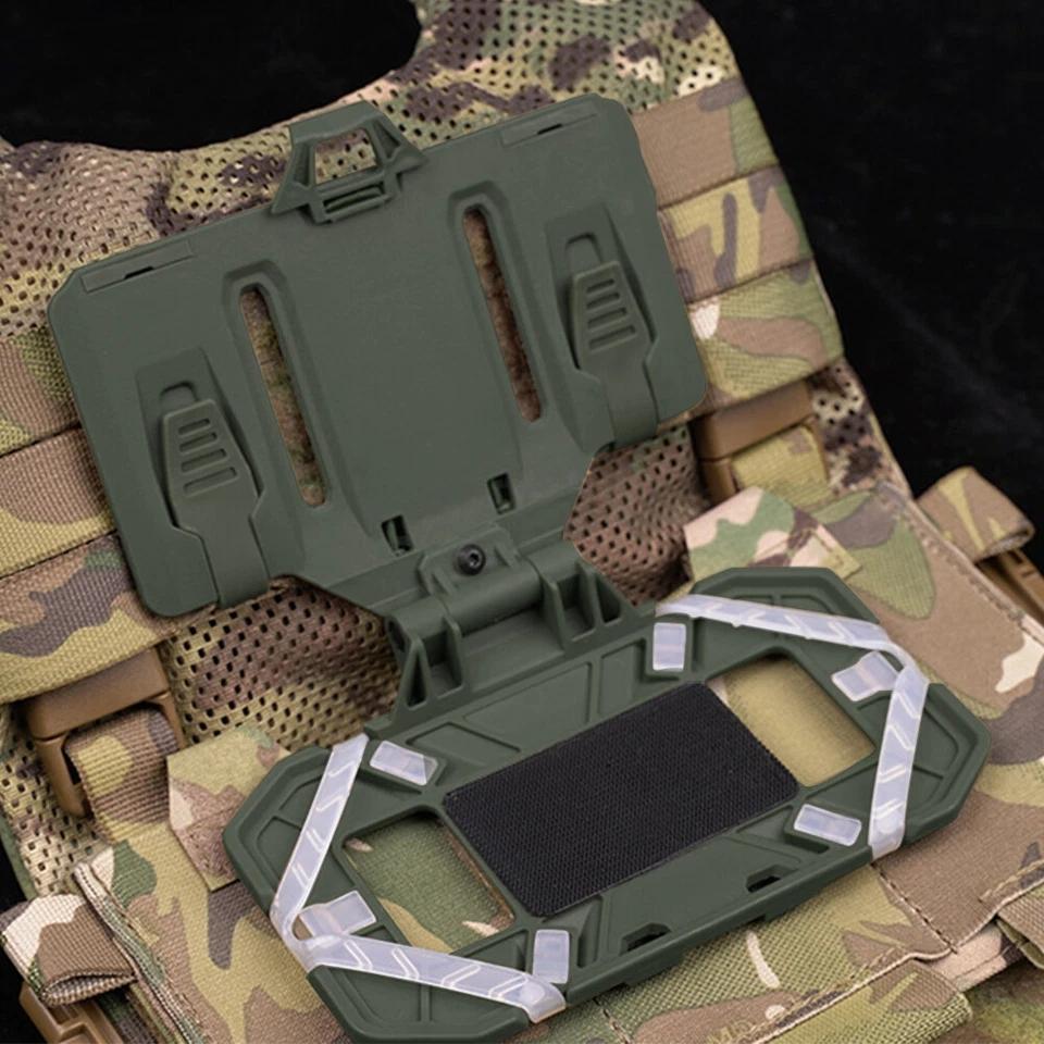 Outdoor Tactical MOLLE Folding Navigation Board Airsoft Map Case Admin Panel Mobile Phone Holder