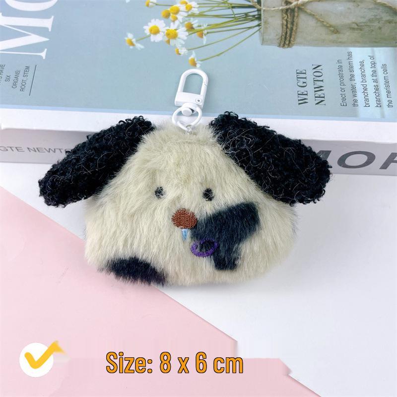 Screaming Puppy Keychain: Adorable Plush Pendant & Hair Accessory for Kids