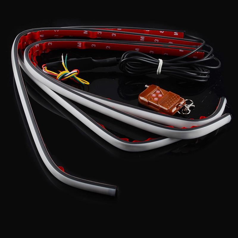 Grătarul pentru bandă LED COB pentru mașină Lumină pentru circulație pe timpul zilei Bandă pentru semnalizare DRL impermeabilă Lumină de lucru automată, Knight Rider