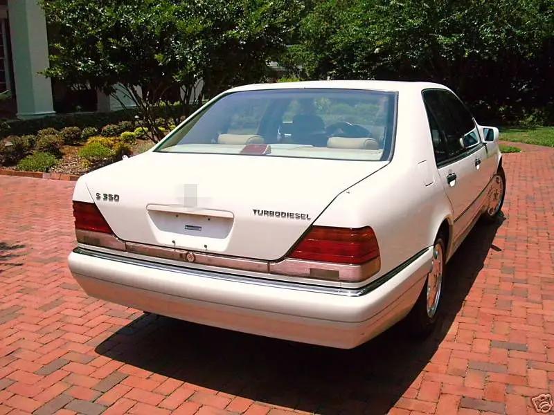 ABS Per W463 W140 W124 Turbodiesel emblema lettering marchio posteriore Bagagliaio auto logo turbo diesel adesivi Accessori