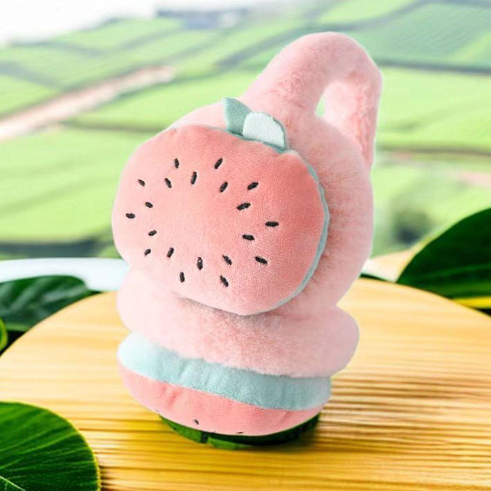 Multicolor Panda Earmuffs Unisex Cartoon Fruit Ear Muff Creative Kids Ear Muffs