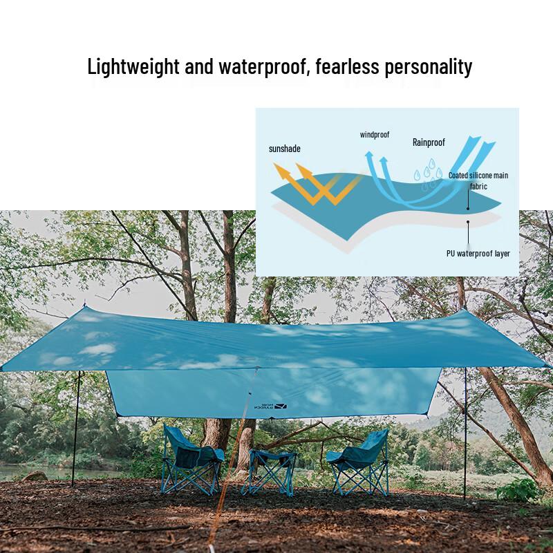 Mobigarden Wing 4x3 Ultralight Camping Tarp