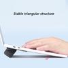 Tragbarer Laptopständer Klebe-Faltbare Stützbasis Notebook-Ständer Halterung Laptop-Computer Kühlhalterung Ersatz