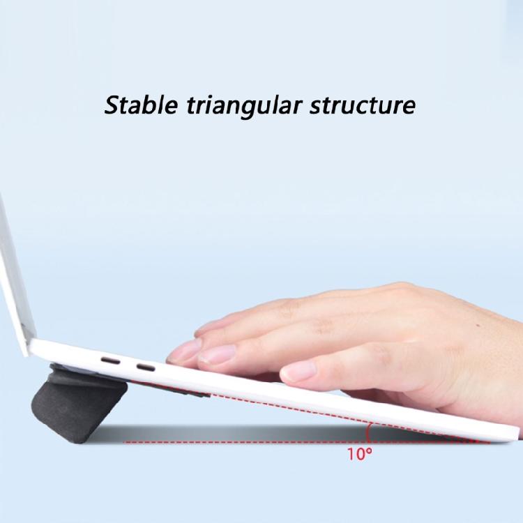 Tragbarer Laptopständer Klebe-Faltbare Stützbasis Notebook-Ständer Halterung Laptop-Computer Kühlhalterung Ersatz