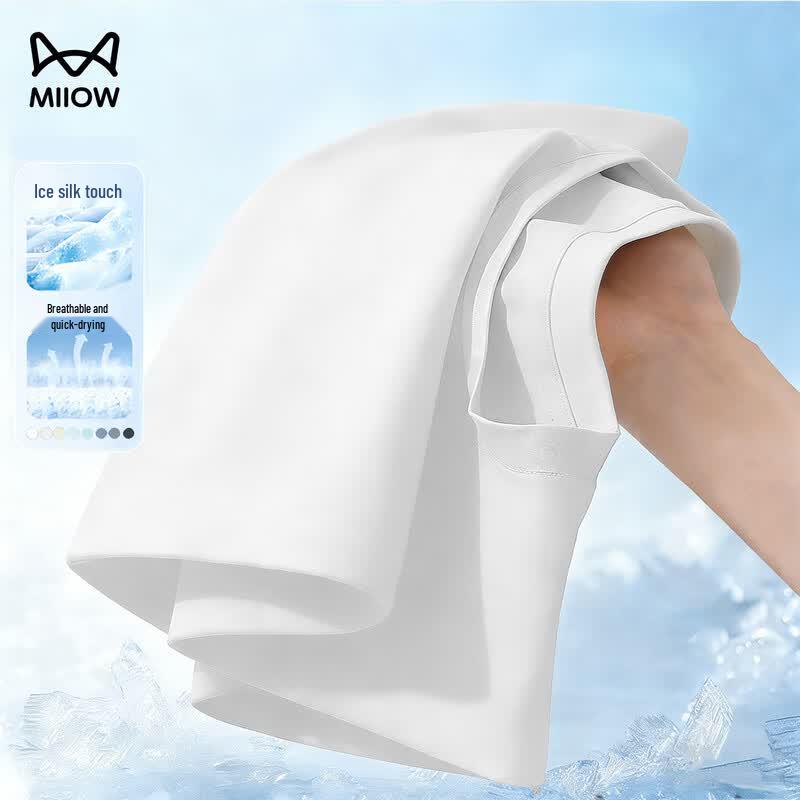 MIIOW Men's Cool Touch Quick Dry Crew Neck T-Shirt