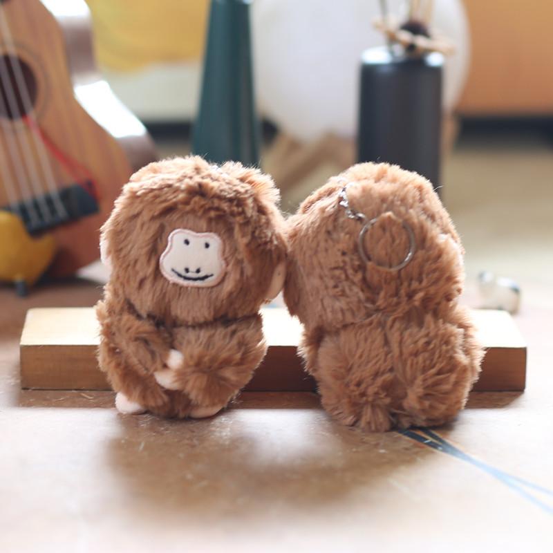 Pandantiv Maimuțică Drăguță Jucărie de Pluș Păpușă Desen Animat Decor Agățat Ghiozdan Breloc Păpușă