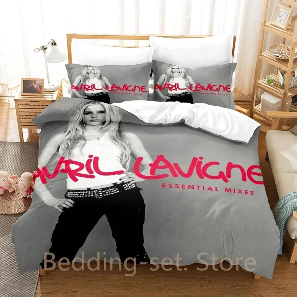 Avril Lavigne Bedding Set Single Twin Full Queen King Size Bed Set Adult Bedroom Duvetcover Sets Personality Bed Sheet Set