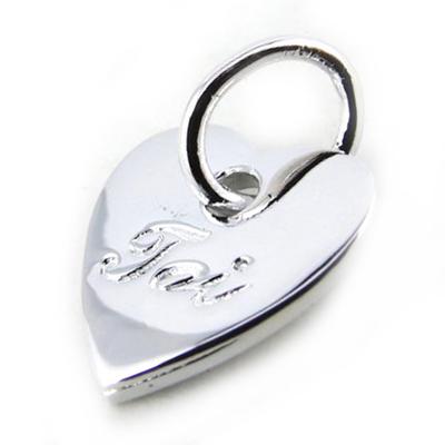 [N1385] - Silver Pendant 'Love' (you)