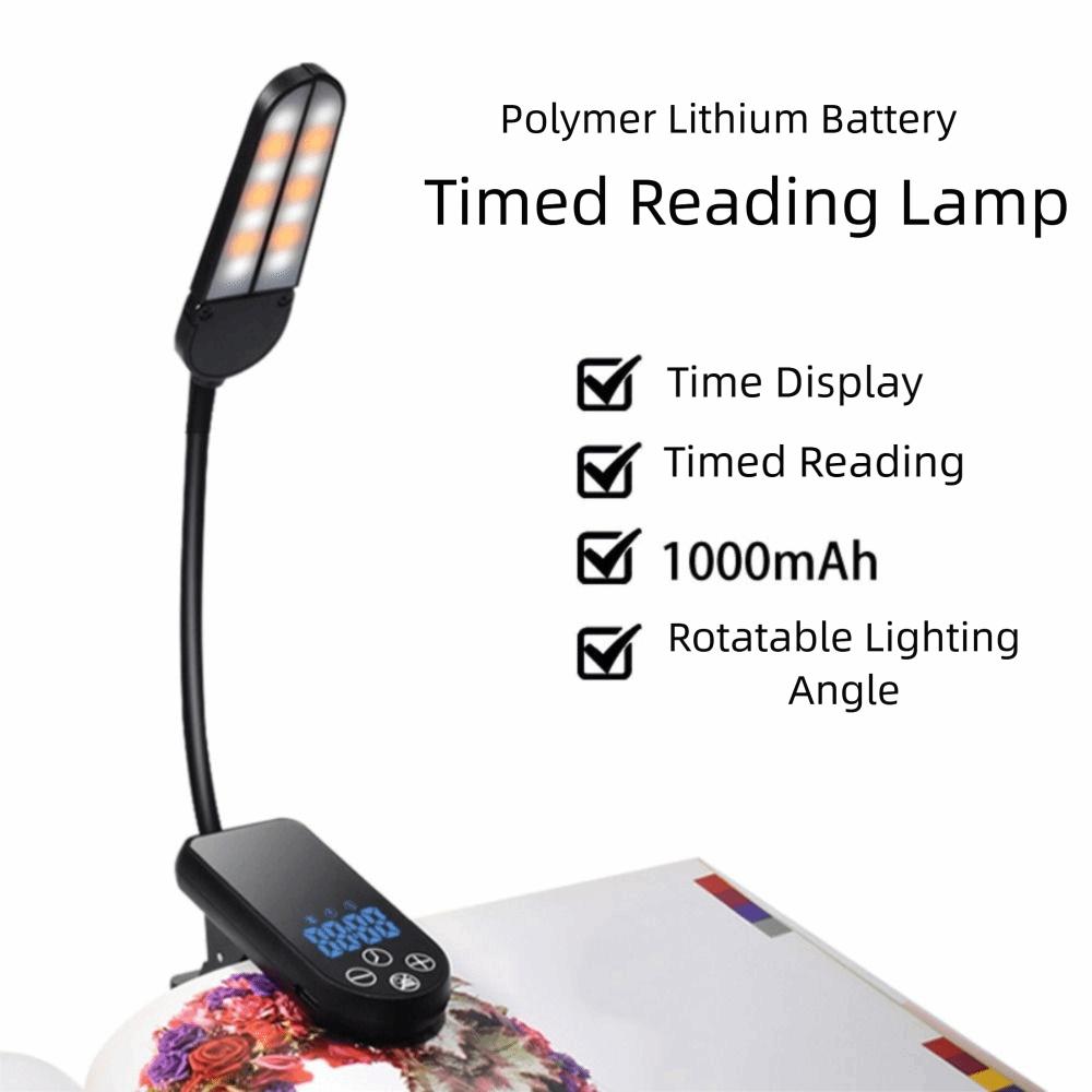 Portable Design Reading Light USB Rechargeable Desk Lamp Rechargeable Book Holder Light Reading