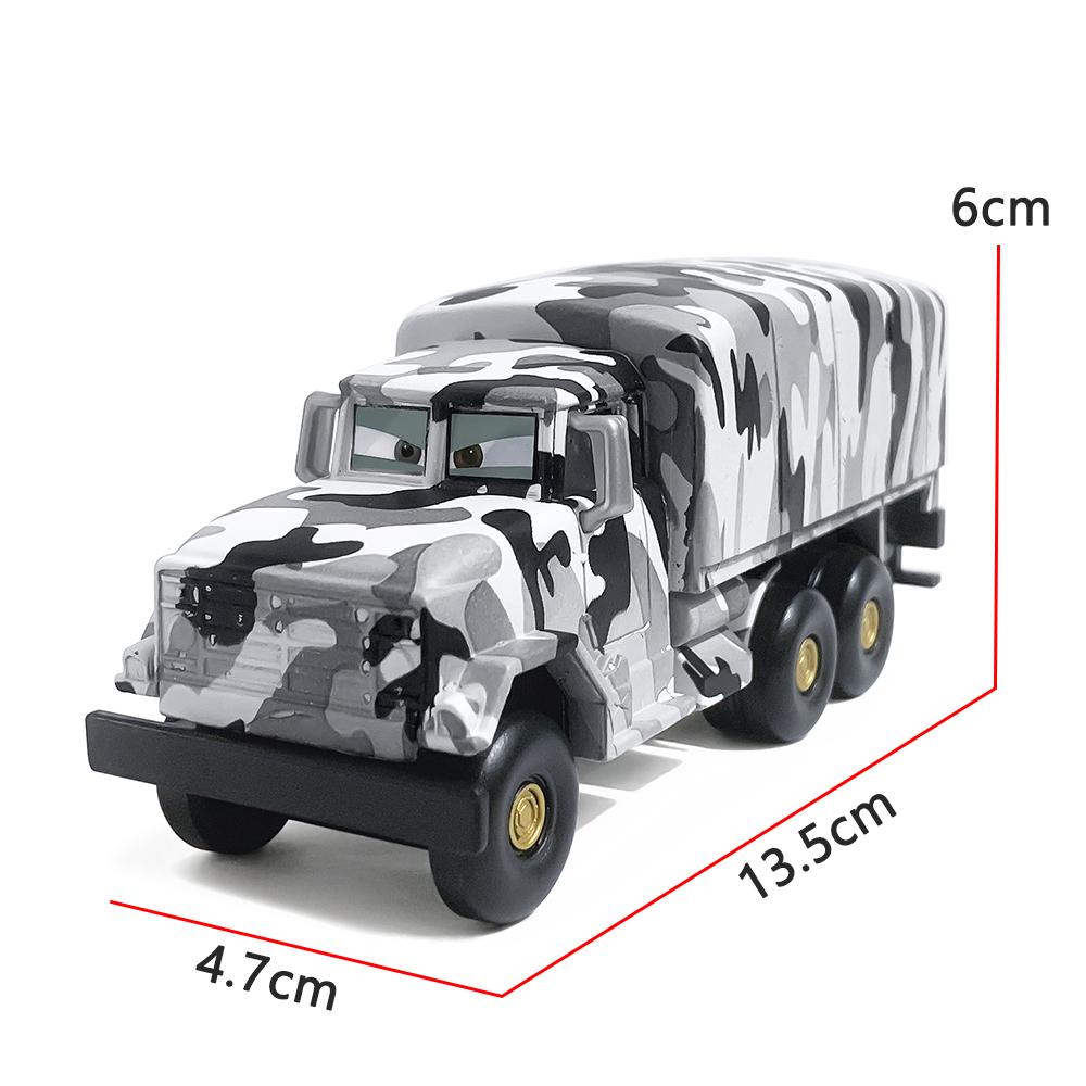 Pixar Cars Backdrop Role Andy Gearsdale Simulation Military Vehicle Toy Alloy Material Racing Car Children's Birthday Gifts