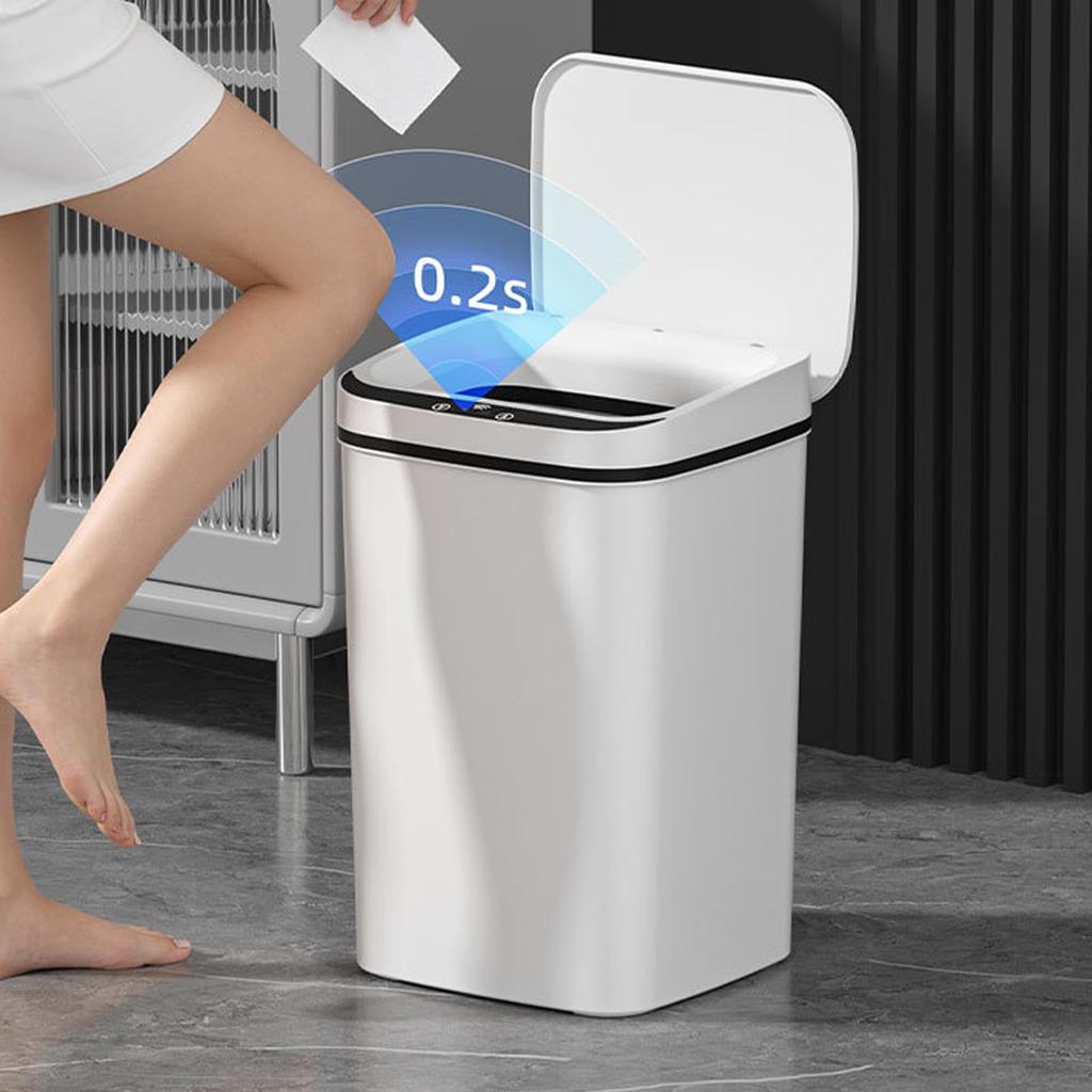 Motion Sensor Trash Can 18L ed Odor Control Touchless Garbage Can IPX5 Water Proof for Kitchen Bathroom