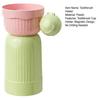 Toothbrush Cup Holder Magnetic Mouthwash Cup 3-in-1 Storage Container Wall Mounted Dust-Proof Bathroom Organizer