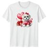 Puppy Valentines Day Dogs Unisexs TShirt Unisexs Tee Graphic Unisex Top