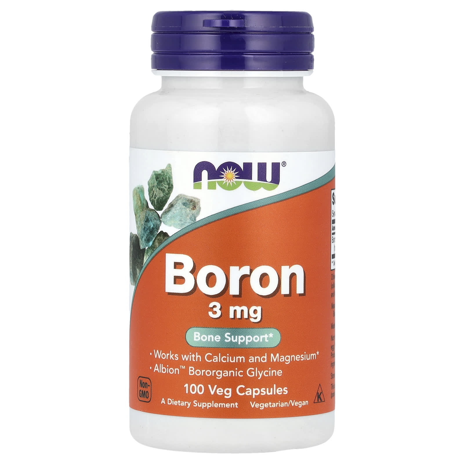 

Boron, 3Mg, 100 Veggie Caps