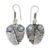 925 Silver Moonstone Earrings Sterling Jewelry Rainbow Earring Natural Gemstone