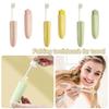 PortableSoft Bristled Travel Toothbrush Set  for Outdoor Camping Travel