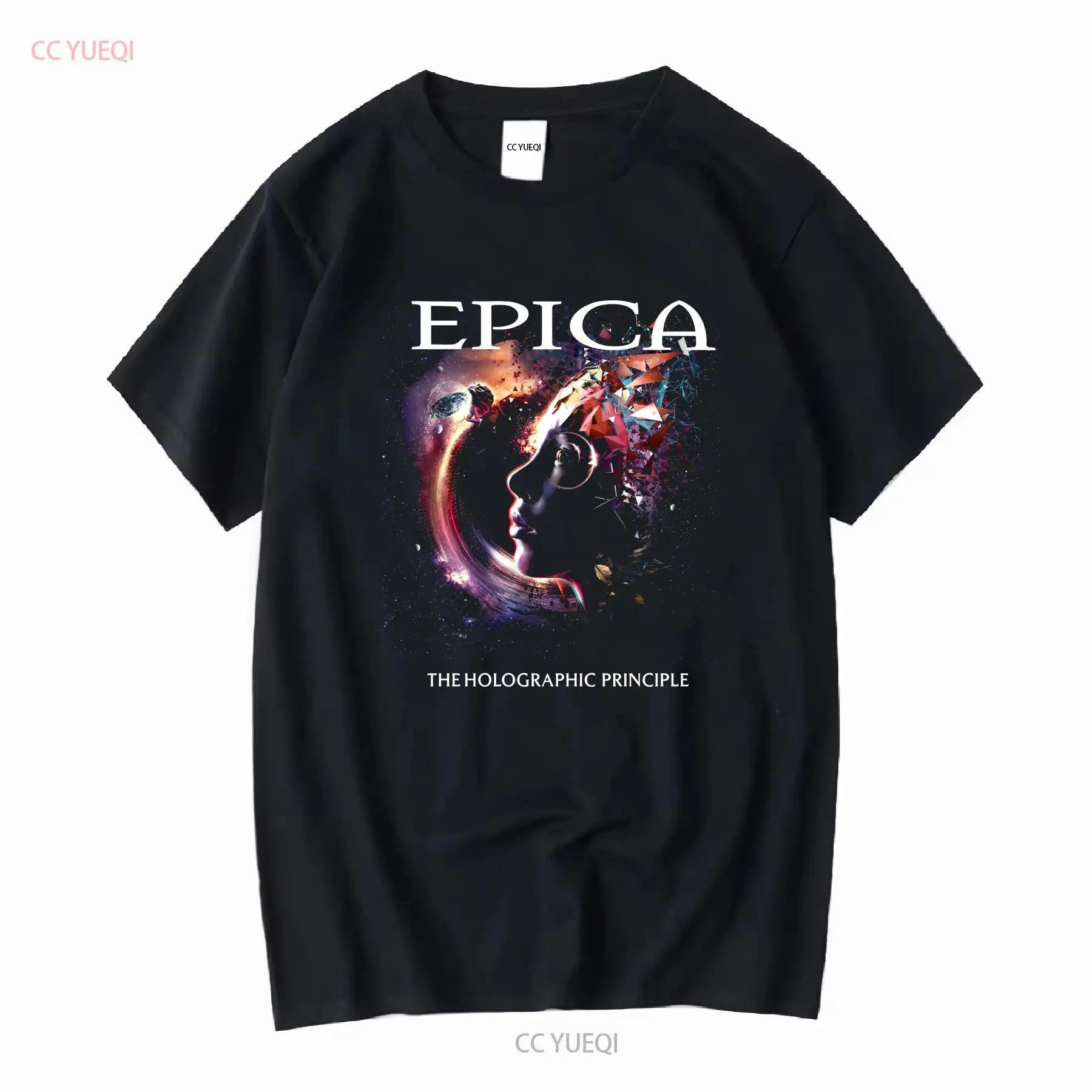 Футболка Epica Band The Holographic Principle Полный размер S 5XL SO678 винтажная стираная удобная мужская слегка унисекс S разноцветный