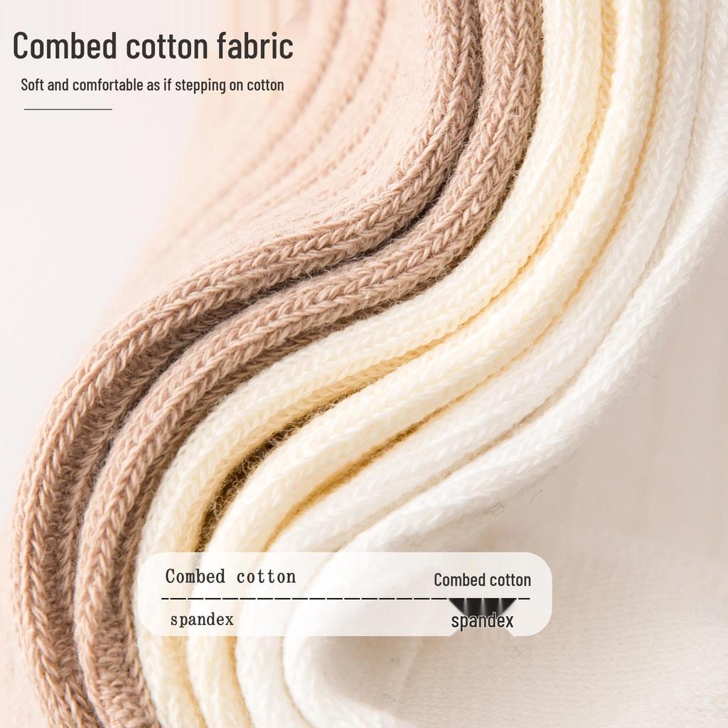 Women's Non-Slip Cotton Boat Socks - Invisible Low-Cut, Japanese Style, Spring/Summer