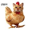 Decorative Accent for Chair Chicken-Shaped Plush Pillow, Cute Rooster Hen Stuffed Animal, Cuddly Cat Rustic Country Style Decor Dog Cushion Farmhouse