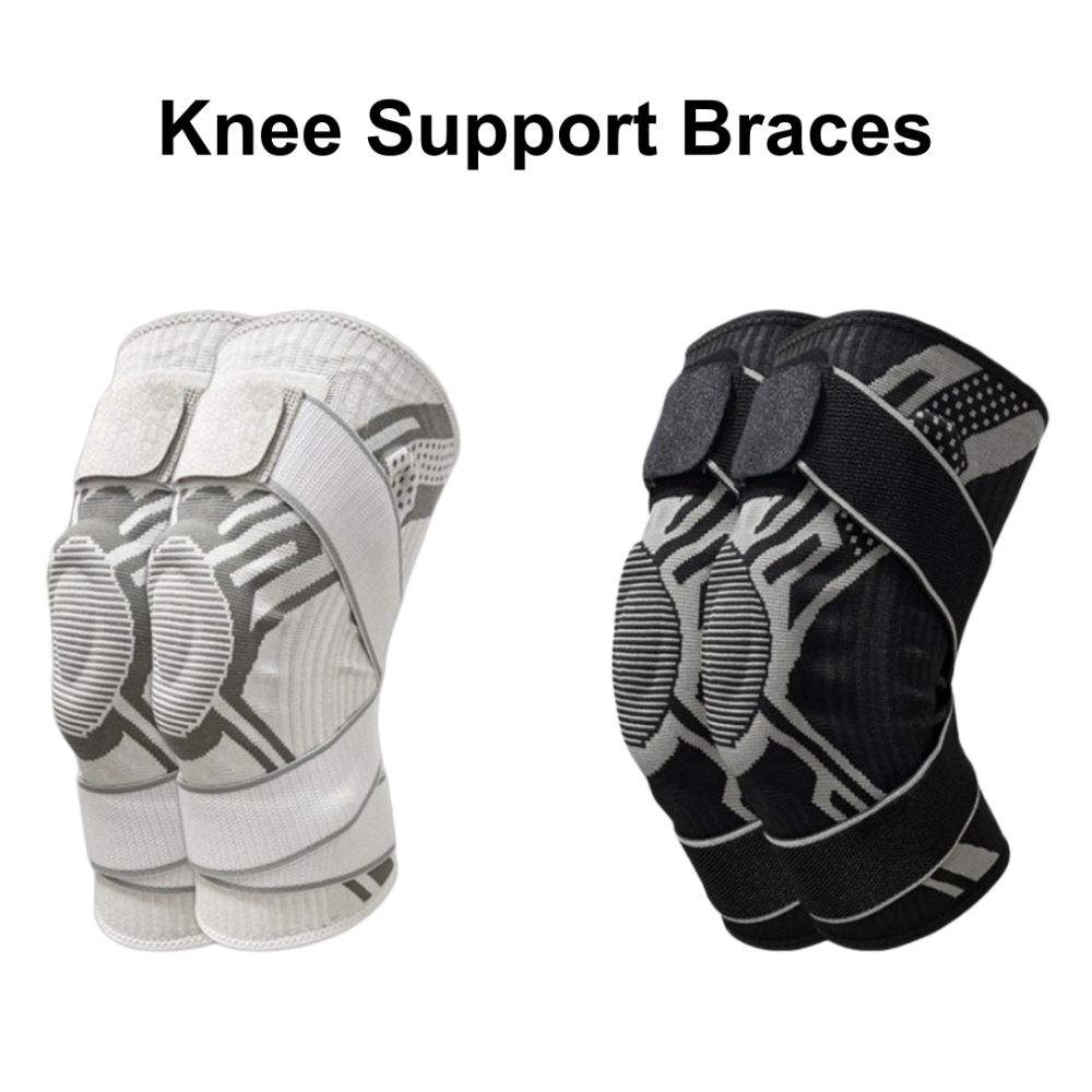 Elastic Knee Support Braces Knee Pads Breathable Elastic Sport Bandage Compression Injuries Protection Knee Protector