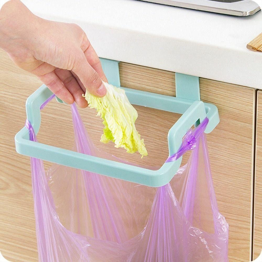 Practical Home Tool Trash Rubbish Bag Holder Garbage Bag Rack Kitchen Accessories Storage Rack