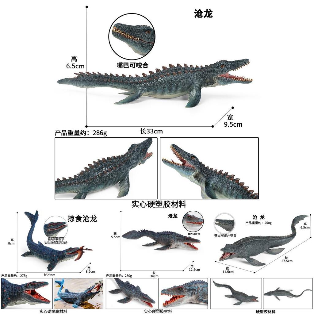 Mosasaurus Dinosaur Collectible Model With Movable Jaws For Learning And Fun