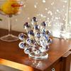 Figuras de Pássaro de Cristal de Juno Animal de Cristal Transparente Colecionável Decoração de Casa Presente de Casamento