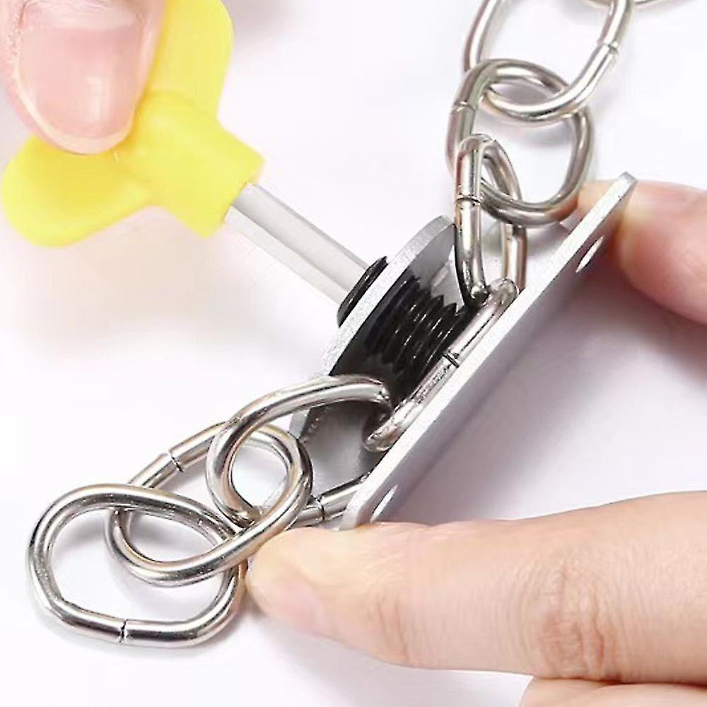 Stainless Steel Window Chain Lock,guard Door Restrictor Child Window Safety Security Chain Lock