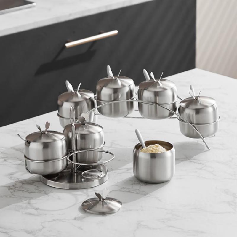GOWKE Stainless Steel Condiment Organizer