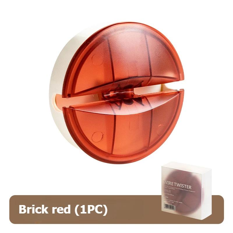 1ks Zatahovací navíječ kabelů Přenosný kulatý úložný navíječ kabelů 4 barvy Flexibilní organizér kabelů Pro sluchátka / nabíječku