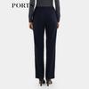 PORTS Women's Fall/Winter Navy Tapered Trousers