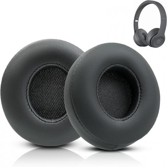 Replacement Ear pads for Beats Solo 3 Wireless Headphones & Beats Solo2 Headphones, Soft Protein Leather, Increase thickness (Turf Green)