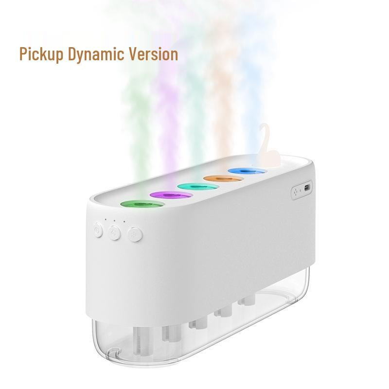Multicolor Desktop Humidifier with Five-Hole Spray - Creative Gift for Bedroom Atmosphere