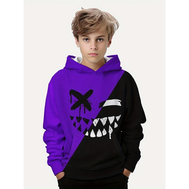 Casual Comfortable Sweatshirts Fashionable Children's Clothing Printed Hoodies Sweatshirts Boys