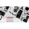 Для iPhone 15 Pro Max 15Plus 15Pro Замена заднего стекла Задняя крышка корпуса с беспроводным шлейфом Металлическая пластина Часть