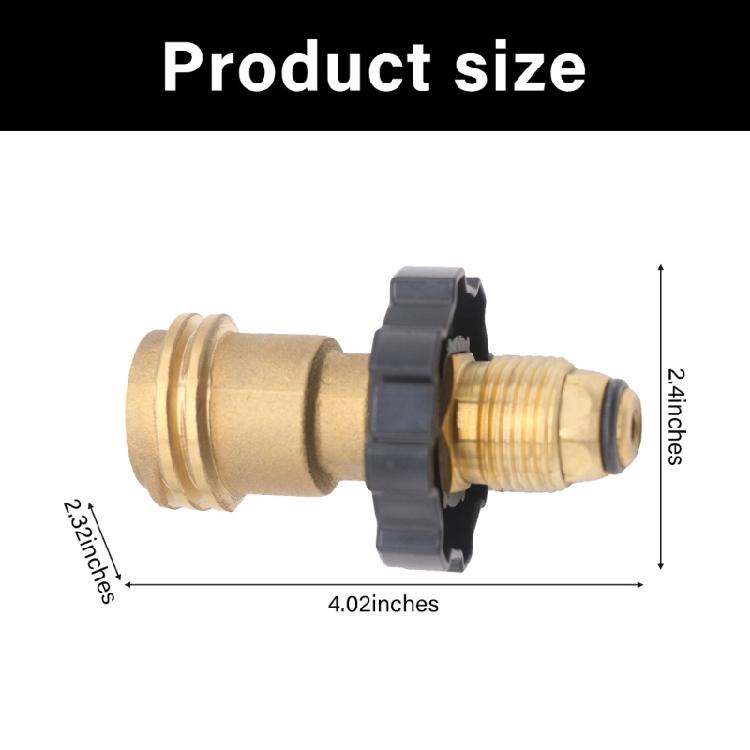 Leak Proof Camping Gas Canister Adapter Fast Connect Systems Corrosions Resistant For Hiking And Barbecues
