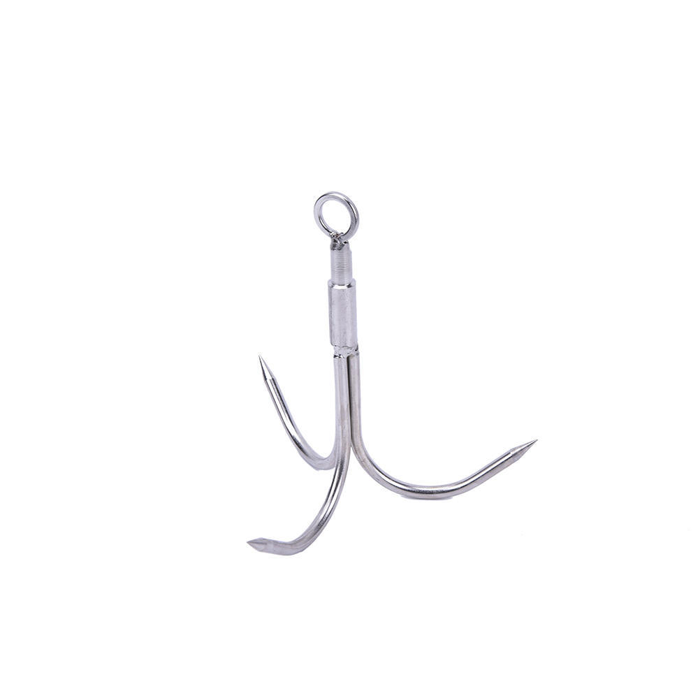 3-Claw Stainless Steel Outdoor Grappling Hook Climbing Claw 15x13.5x7cm YH