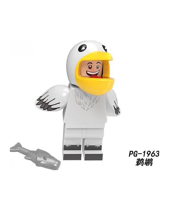 Cartoon Nette Tiere Pumpen Serie Kaninchen Kuh Lebkuchenmann Katze Hund Dargon känguru hirsch Bausteine ​​Spielzeug