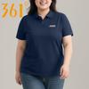 361 Sports Short-Sleeved Women's Large Size 2026 New Summer Quick-Drying Lapel Polo Shirt Loose Casual T-Shirt Top