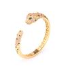 Style New Product Fashion Leopard Bracelet Micro Inlaid Gel Leopard Pattern Ring Bracelet Set for Women